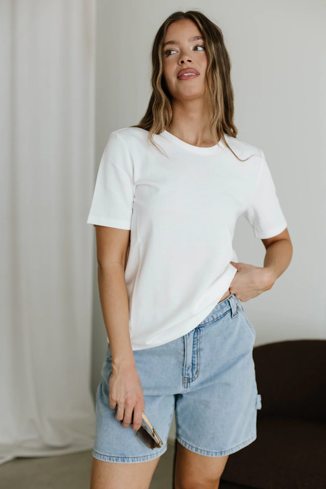Libby Shorts in Denim - Image 5