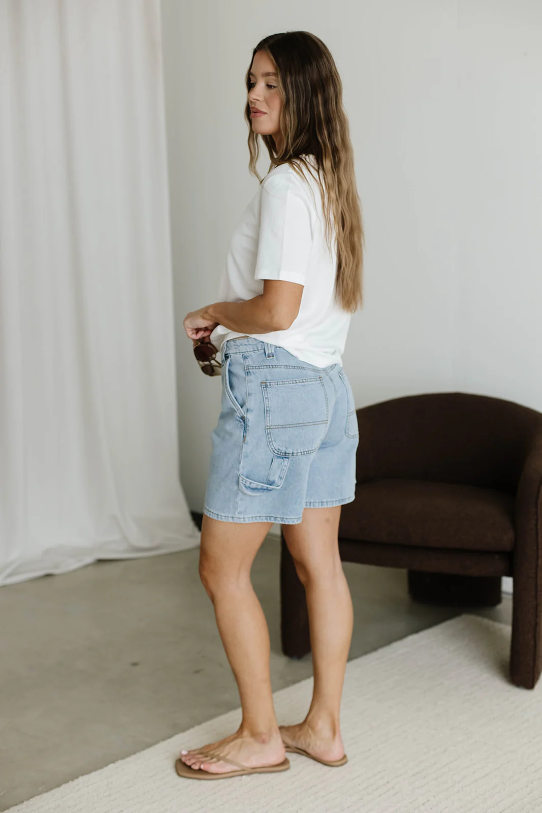 Libby Shorts in Denim - Image 8