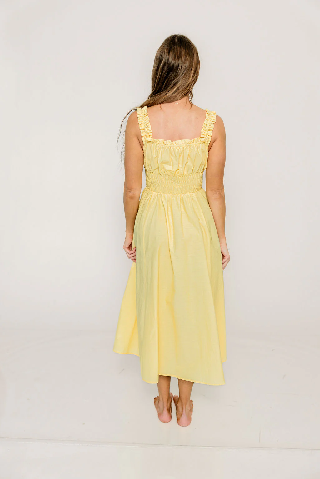 Libra Maxi Dress in Yellow - Image 7