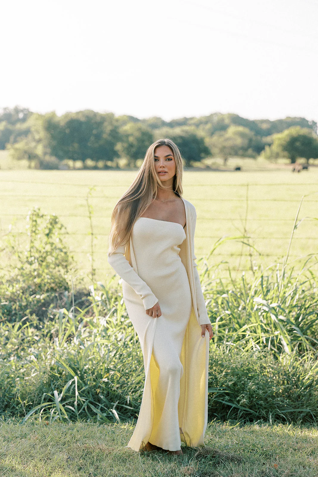 Lina Two Piece Dress Set in Butter Yellow - Bump Friendly *5/30 PRE-ORDER*
