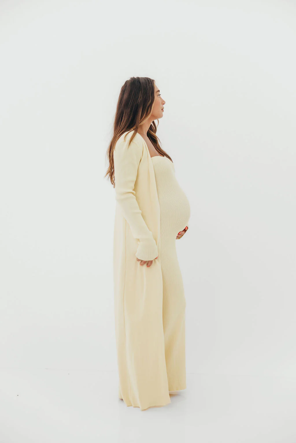 Lina Two Piece Dress Set in Butter Yellow - Bump Friendly *5/30 PRE-ORDER* - Image 18