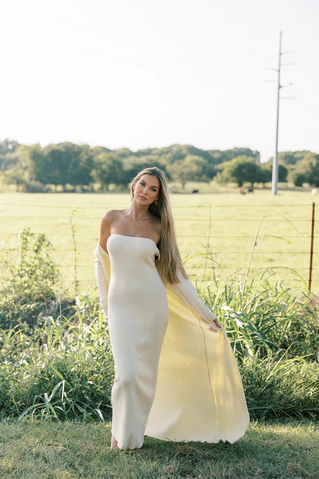 Lina Two Piece Dress Set in Butter Yellow - Bump Friendly *5/30 PRE-ORDER* - Image 6