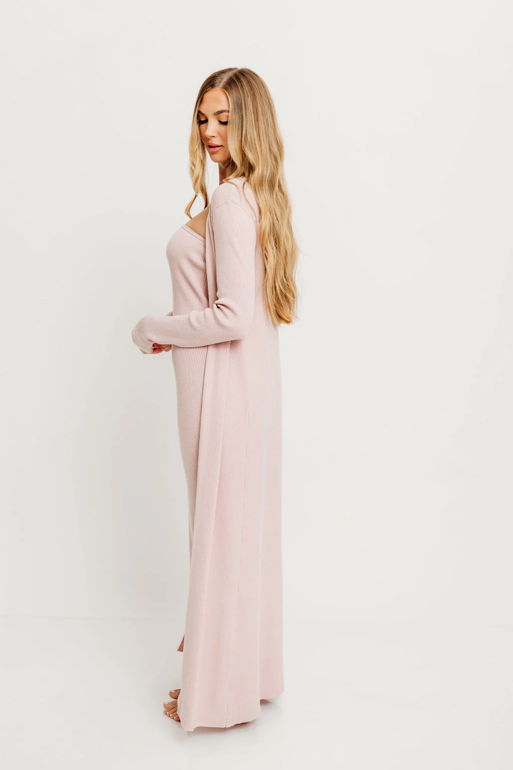Lina Two Piece Dress Set in Dusty Blush - Bump Friendly *5/30 PRE-ORDER* - Image 11