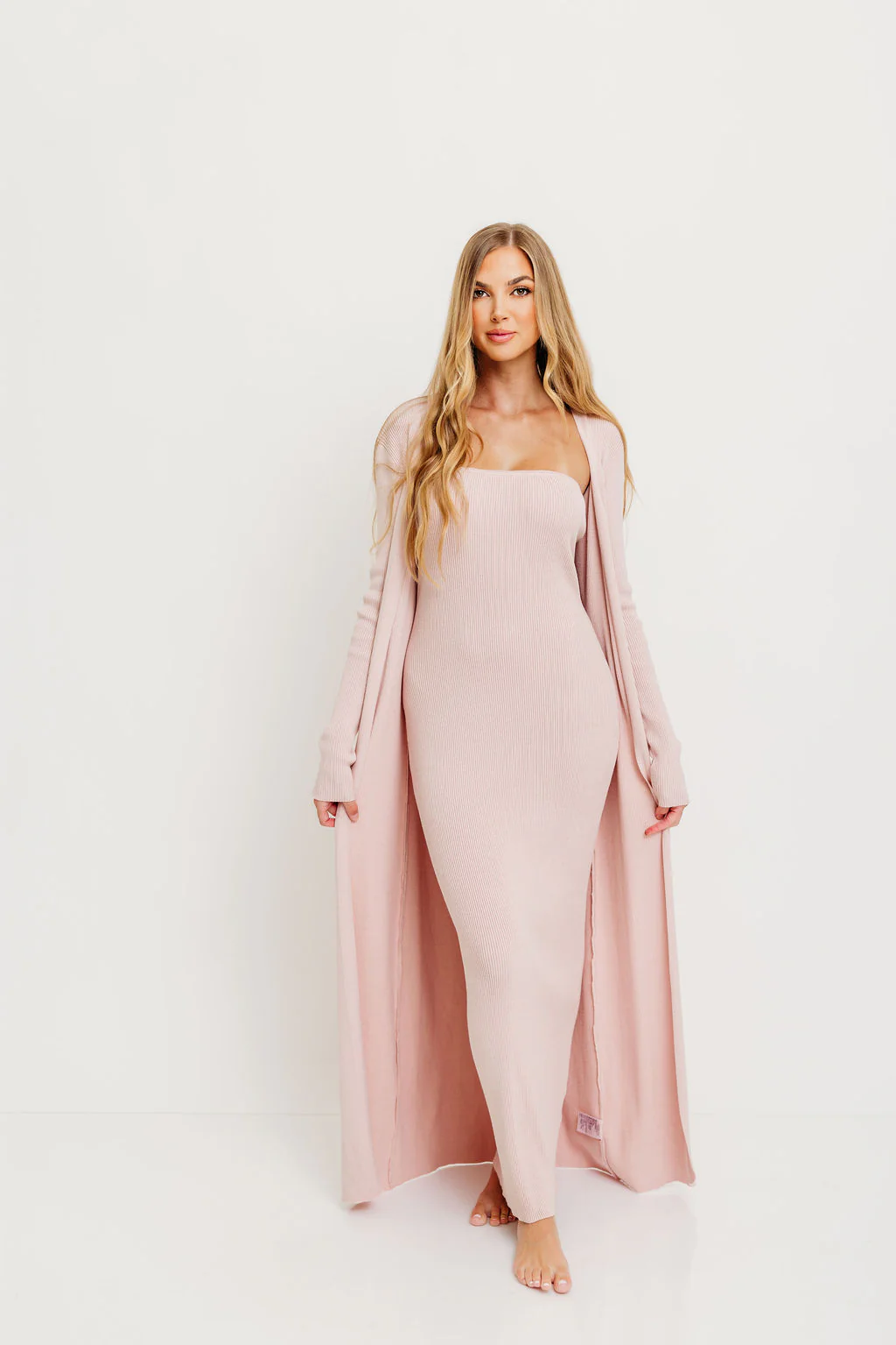 Lina Two Piece Dress Set in Dusty Blush - Bump Friendly *5/30 PRE-ORDER* - Image 6