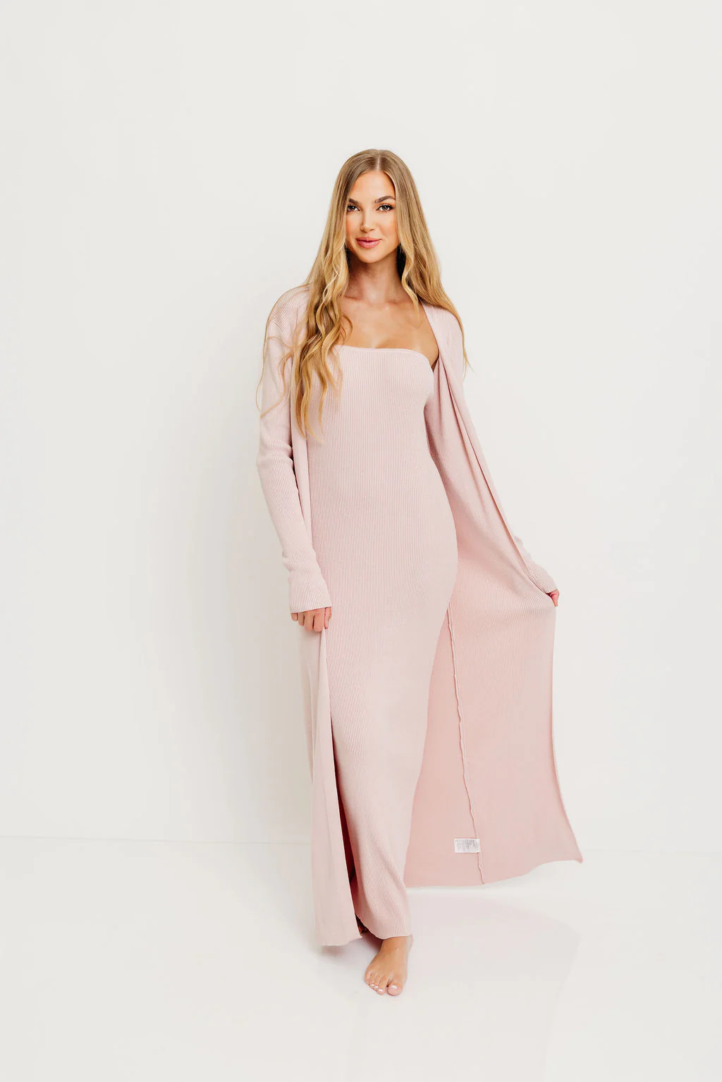 Lina Two Piece Dress Set in Dusty Blush - Bump Friendly *5/30 PRE-ORDER* - Image 8