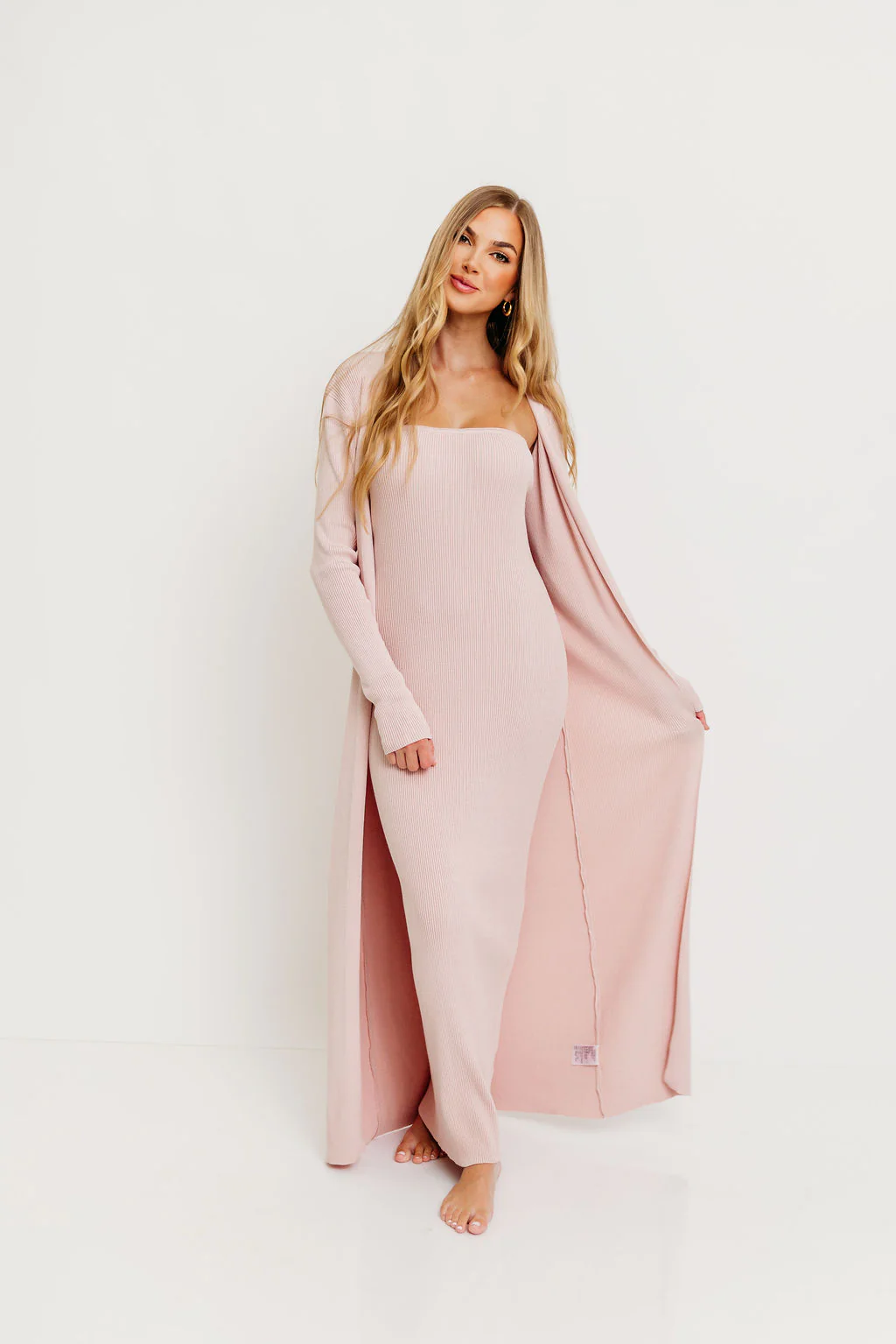 Lina Two Piece Dress Set in Dusty Blush - Bump Friendly *5/30 PRE-ORDER* - Image 9