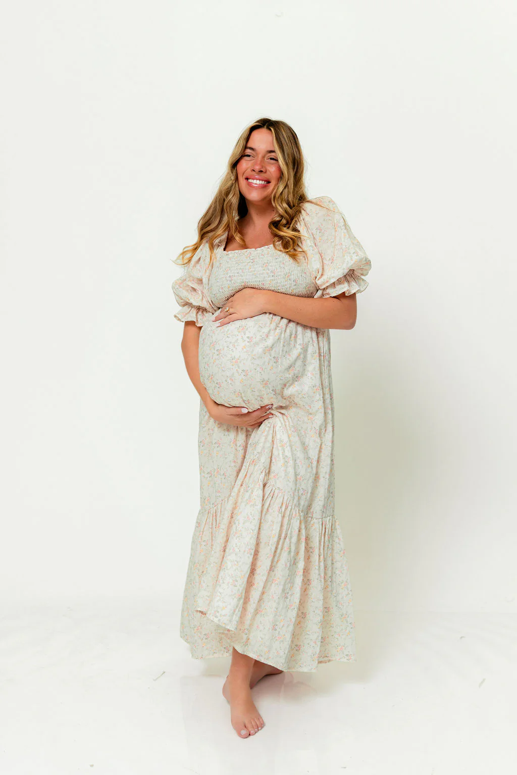 Livvy 100% Cotton Dress in Pink (Fully Lined) - Bump Friendly - Image 16