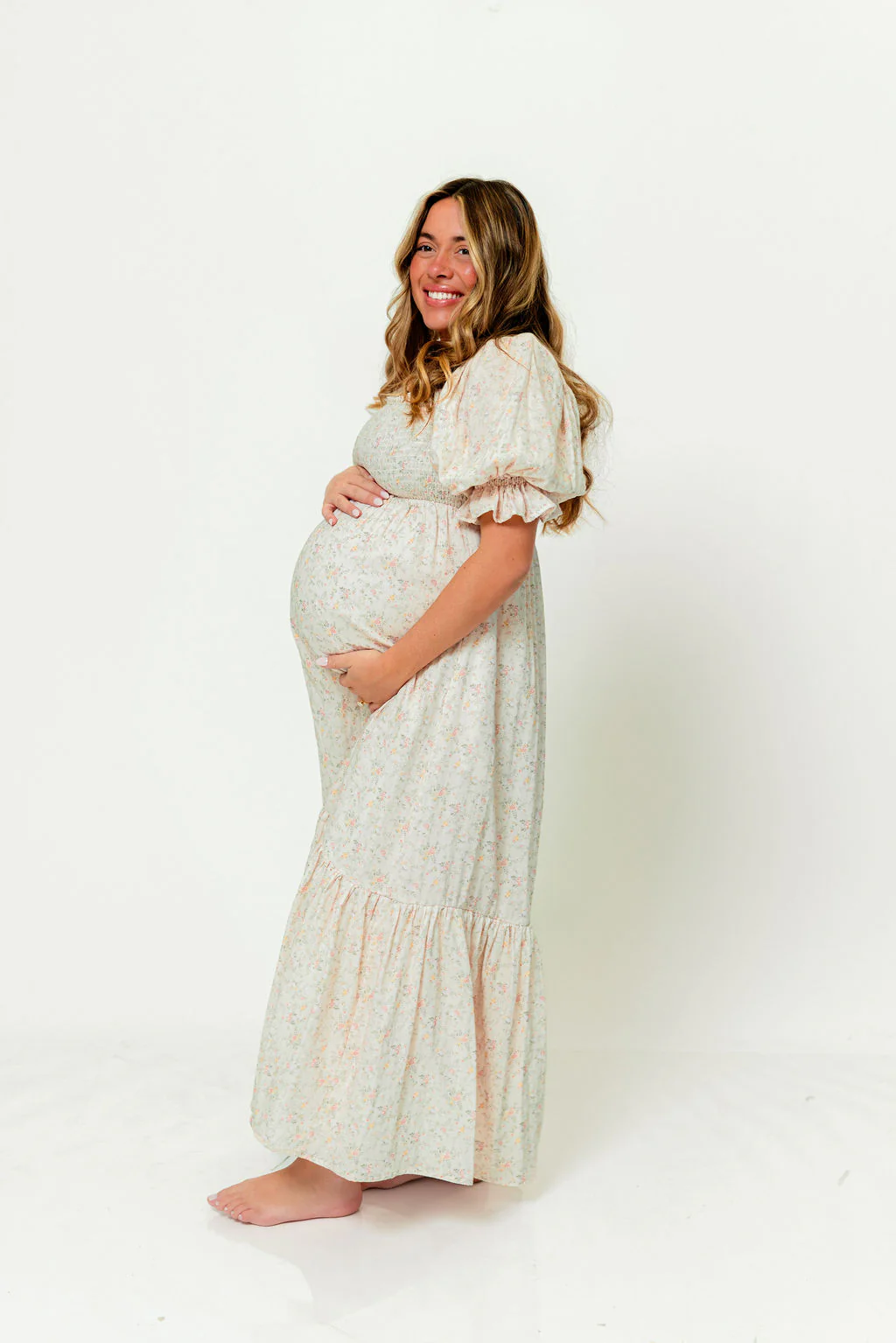 Livvy 100% Cotton Dress in Pink (Fully Lined) - Bump Friendly - Image 17