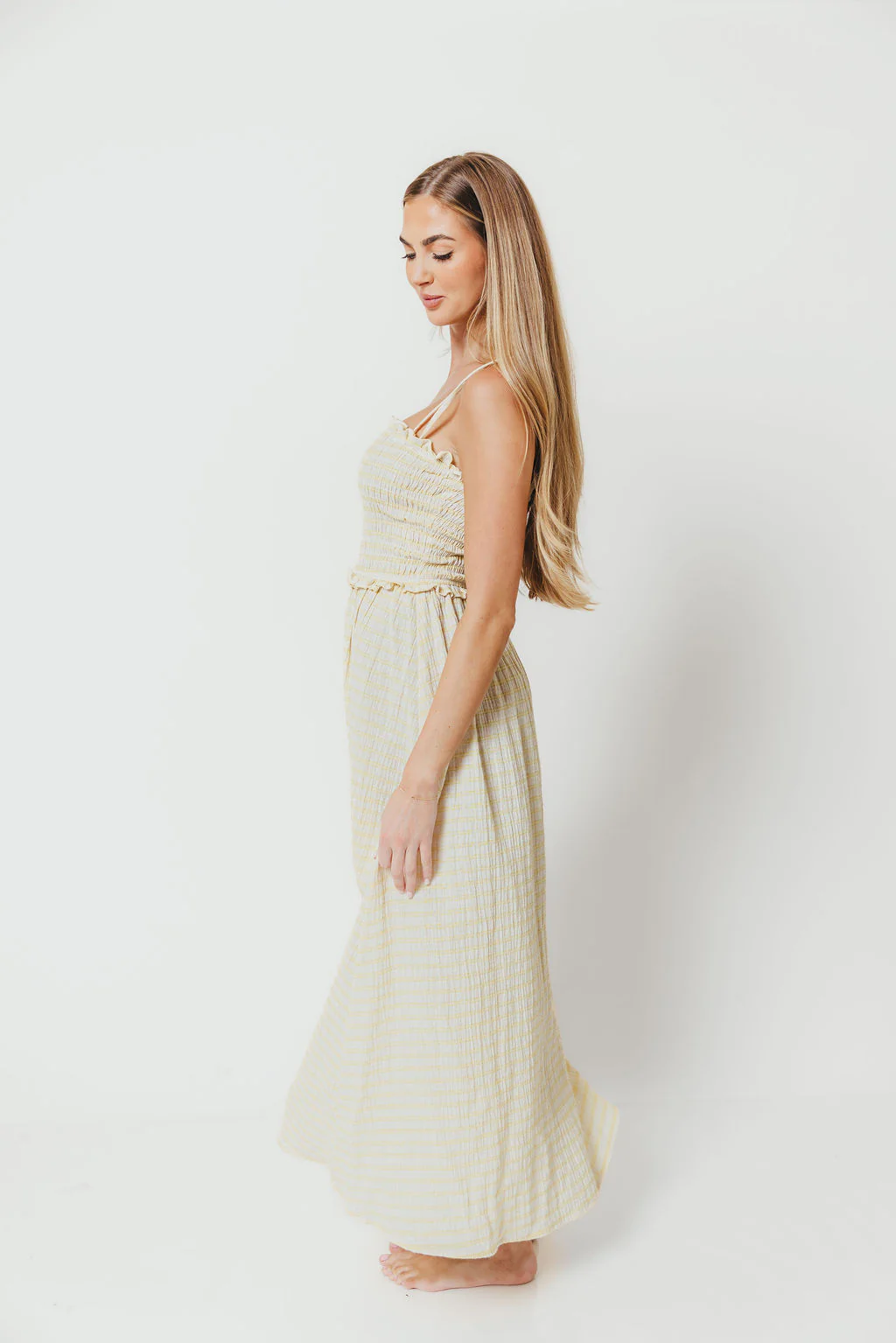 Francia Maxi Dress in Butter - Image 2