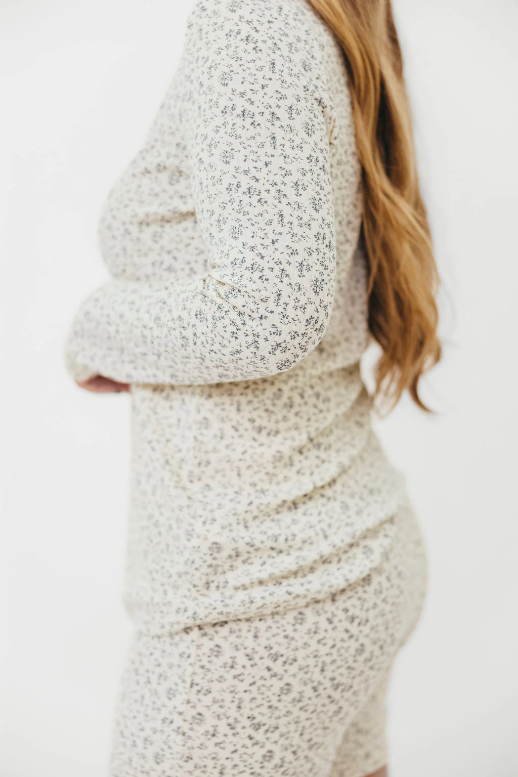 Rori Maternity Pajama Set in Ivory - Bump Friendly - Image 12