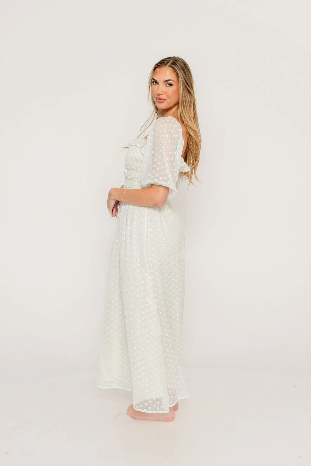 Meadowlark Maxi Dress in Cream - Image 11