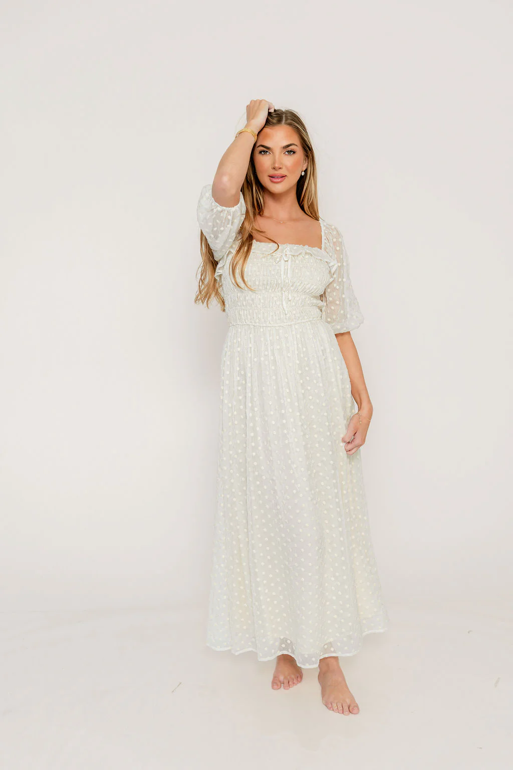 Meadowlark Maxi Dress in Cream - Image 12