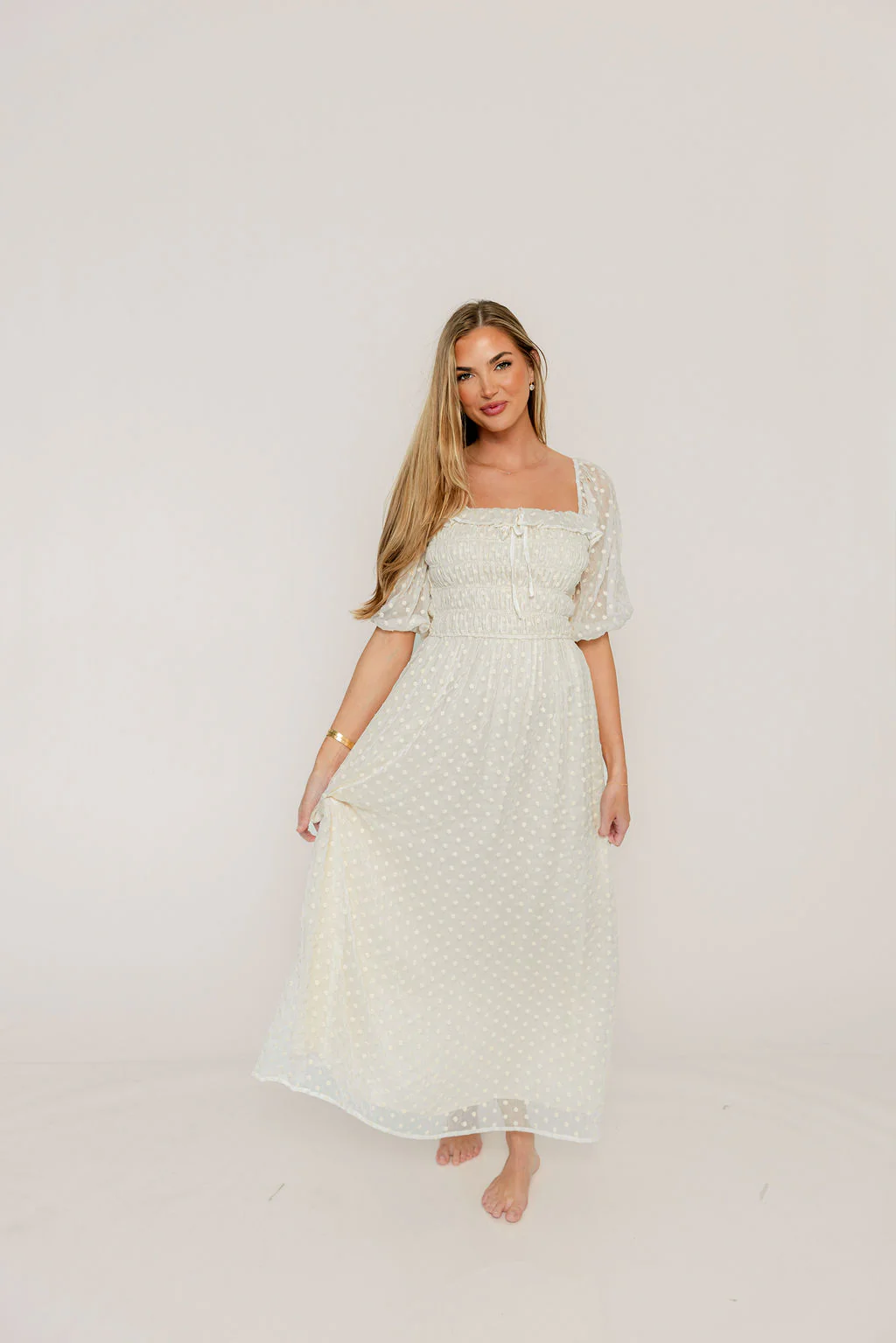 Meadowlark Maxi Dress in Cream - Image 2