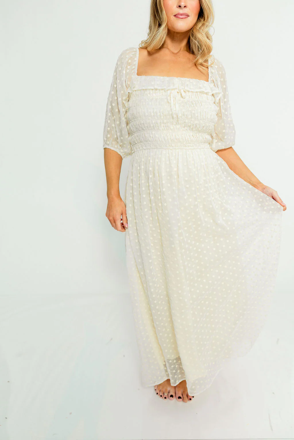 Meadowlark Maxi Dress in Cream - Image 8