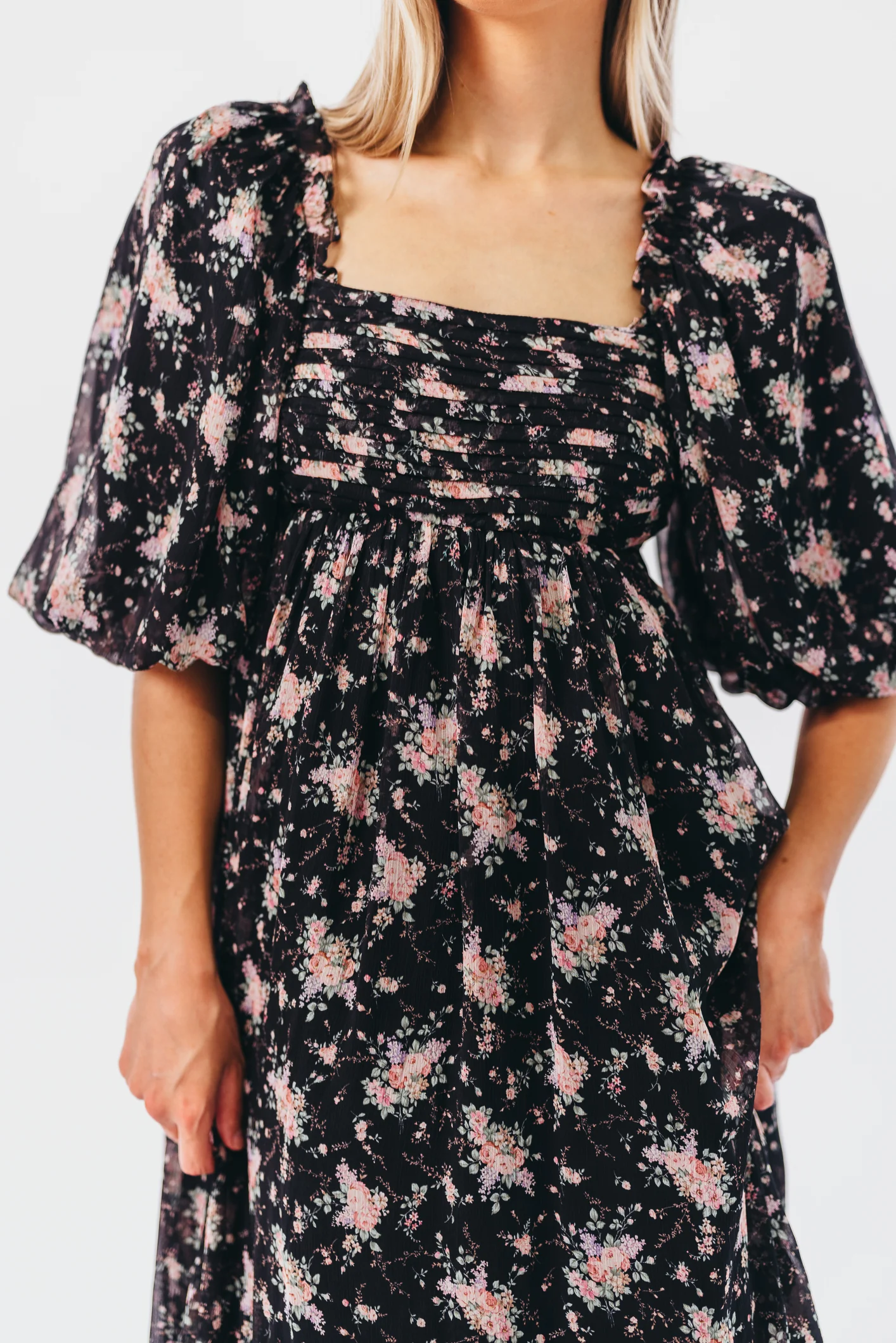 Melody Maxi Dress in Black - Bump Friendly & Inclusive Sizing (S-3XL) *Final Sale* - Image 13