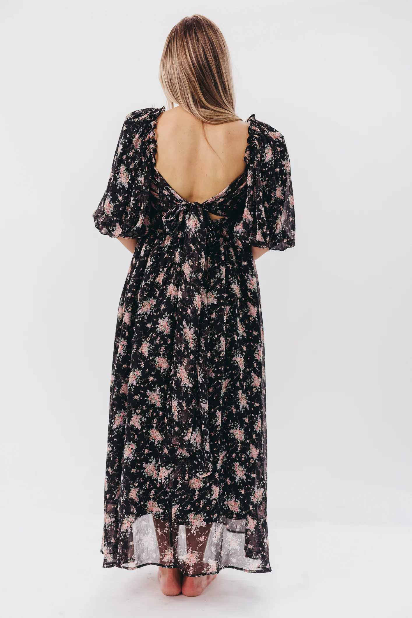 Melody Maxi Dress in Black - Bump Friendly & Inclusive Sizing (S-3XL) *Final Sale* - Image 14