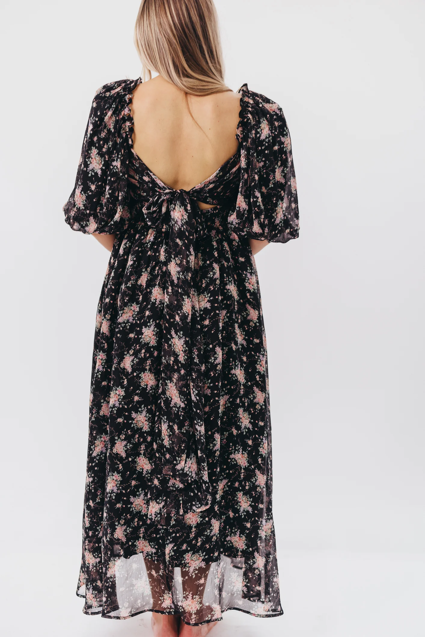 Melody Maxi Dress in Black - Bump Friendly & Inclusive Sizing (S-3XL) *Final Sale* - Image 15