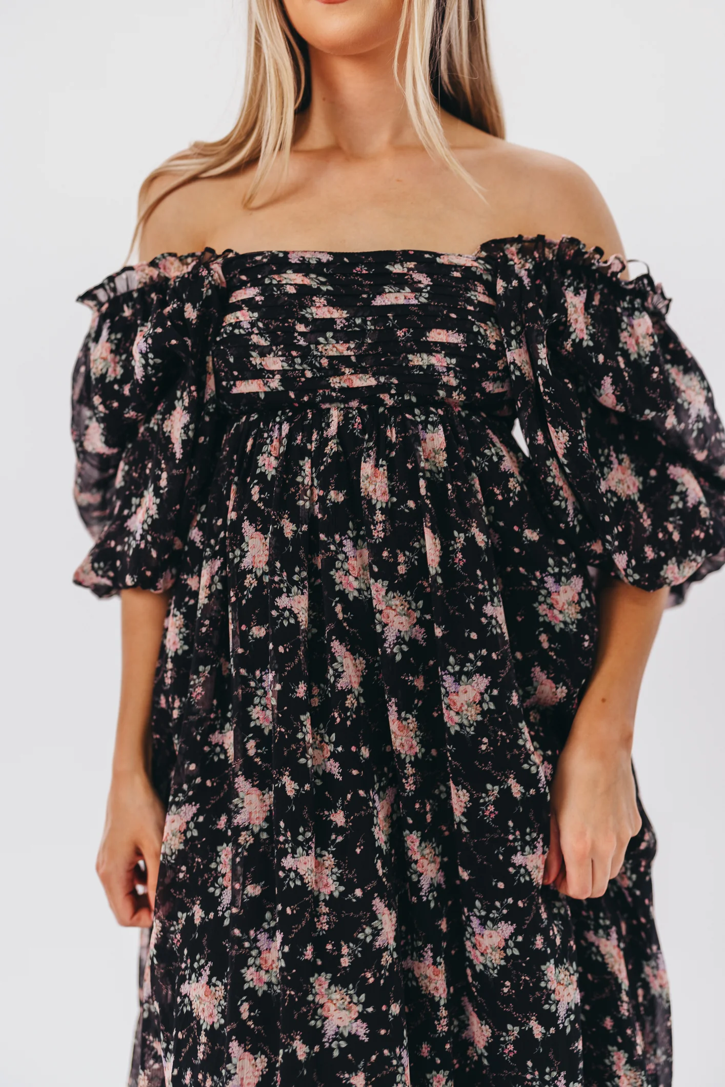Melody Maxi Dress in Black - Bump Friendly & Inclusive Sizing (S-3XL) *Final Sale* - Image 18