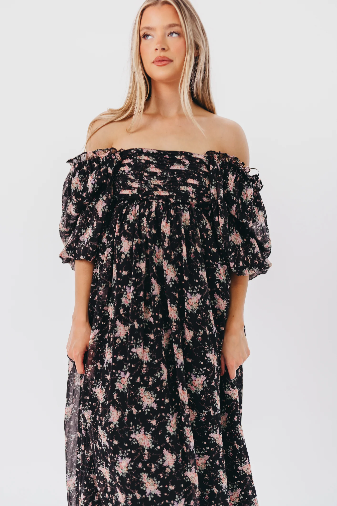 Melody Maxi Dress in Black - Bump Friendly & Inclusive Sizing (S-3XL) *Final Sale* - Image 20