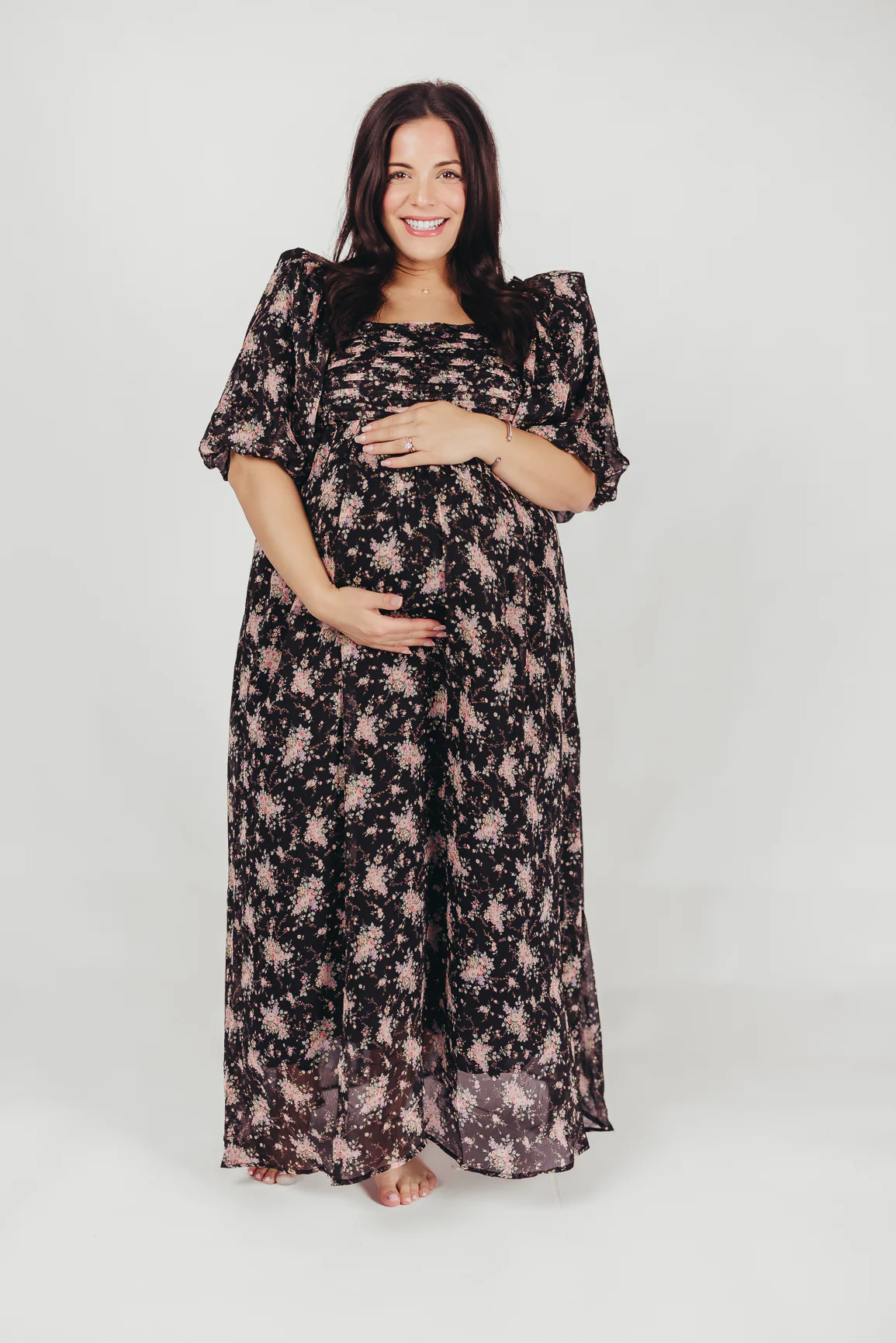 Melody Maxi Dress in Black - Bump Friendly & Inclusive Sizing (S-3XL) *Final Sale* - Image 23