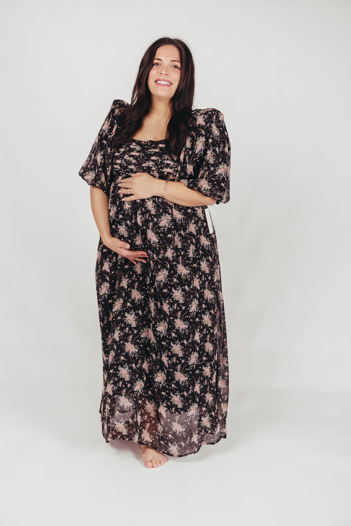 Melody Maxi Dress in Black - Bump Friendly & Inclusive Sizing (S-3XL) *Final Sale* - Image 25