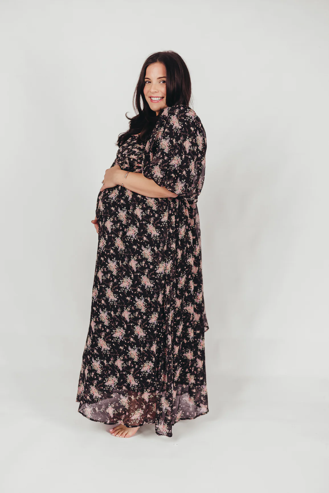Melody Maxi Dress in Black - Bump Friendly & Inclusive Sizing (S-3XL) *Final Sale* - Image 26