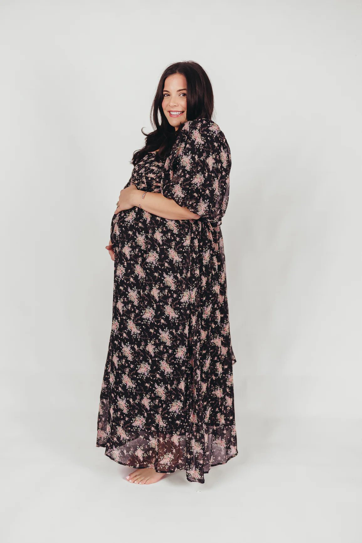 Melody Maxi Dress in Black - Bump Friendly & Inclusive Sizing (S-3XL) *Final Sale* - Image 27