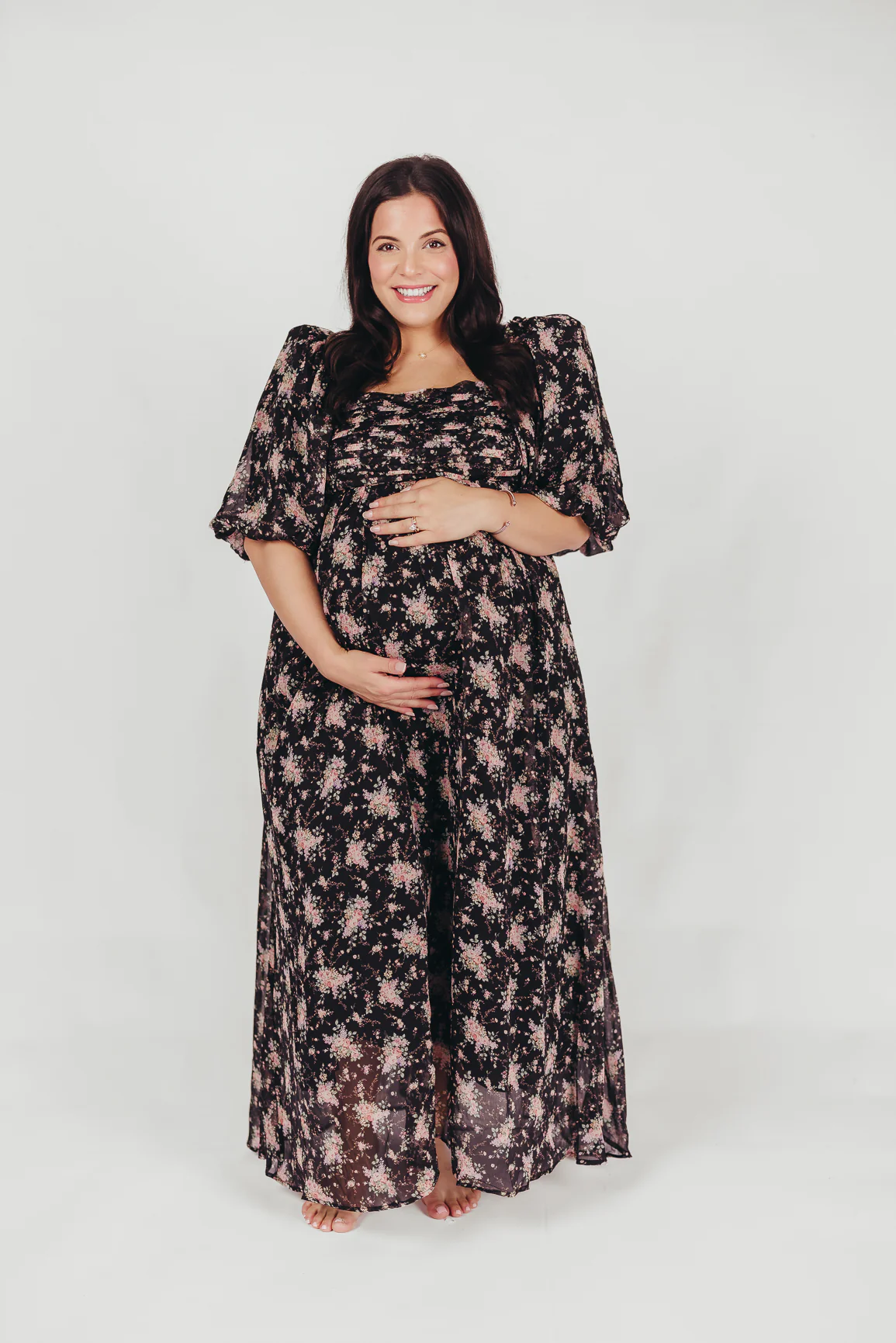 Melody Maxi Dress in Black - Bump Friendly & Inclusive Sizing (S-3XL) *Final Sale* - Image 29
