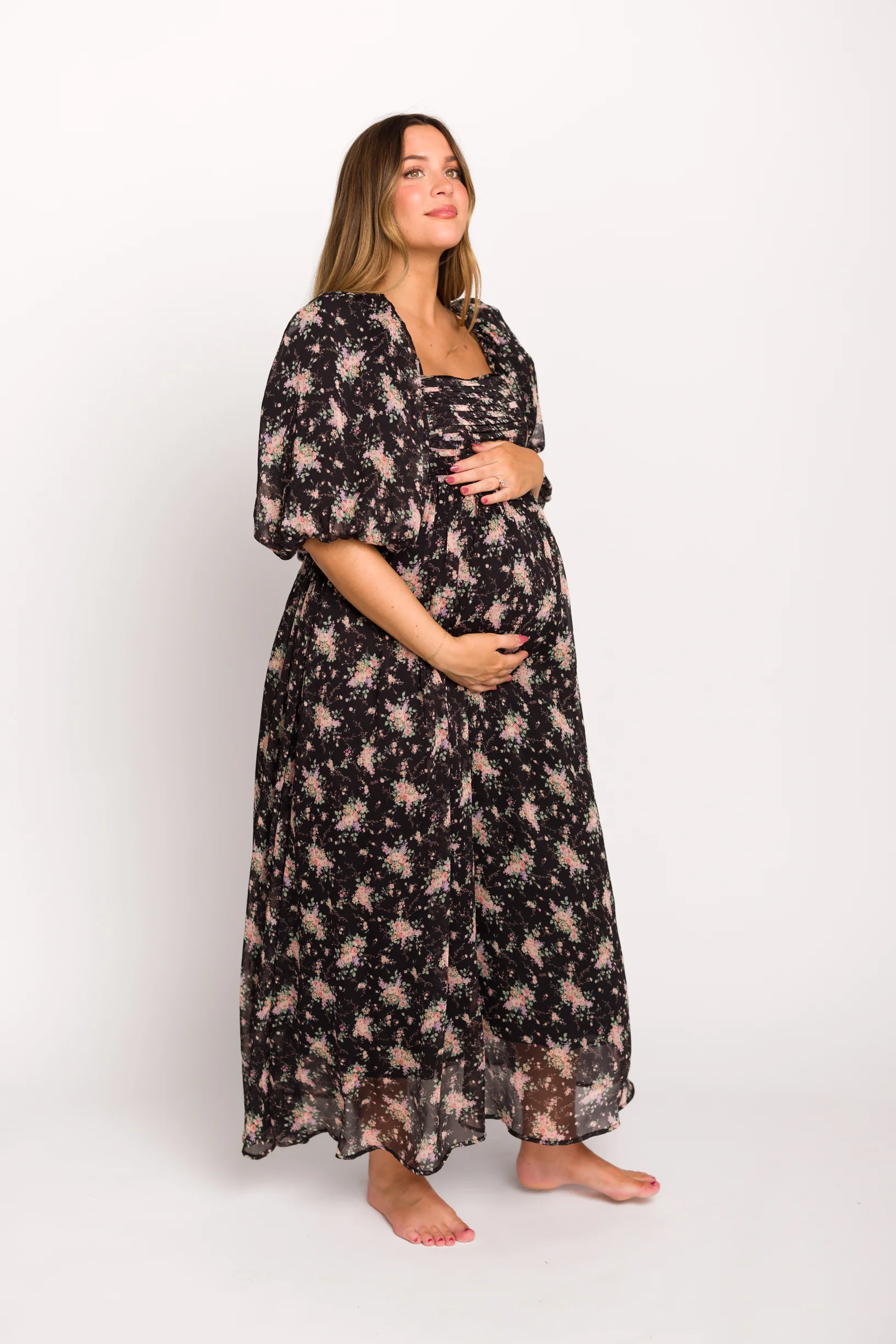 Melody Maxi Dress in Black - Bump Friendly & Inclusive Sizing (S-3XL) *Final Sale* - Image 30