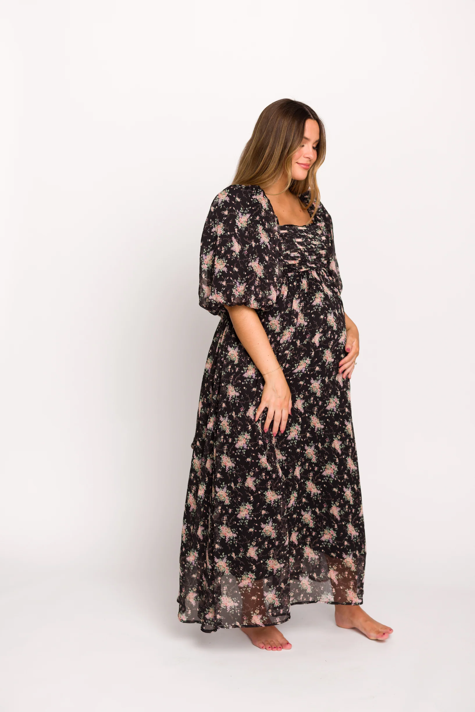 Melody Maxi Dress in Black - Bump Friendly & Inclusive Sizing (S-3XL) *Final Sale* - Image 31