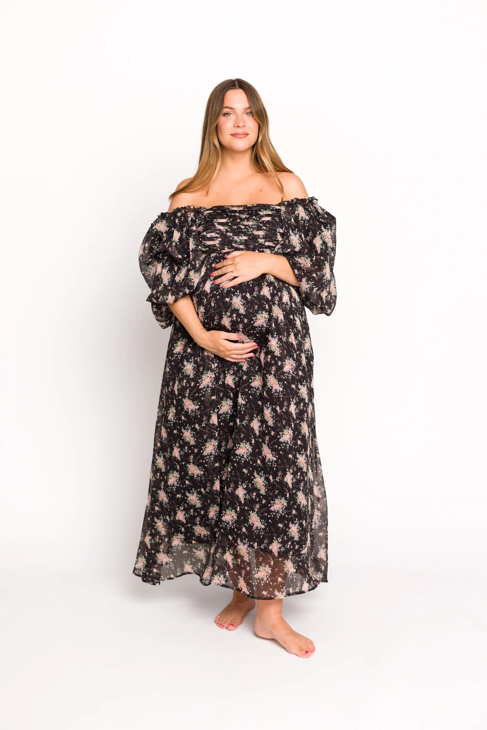 Melody Maxi Dress in Black - Bump Friendly & Inclusive Sizing (S-3XL) *Final Sale* - Image 37