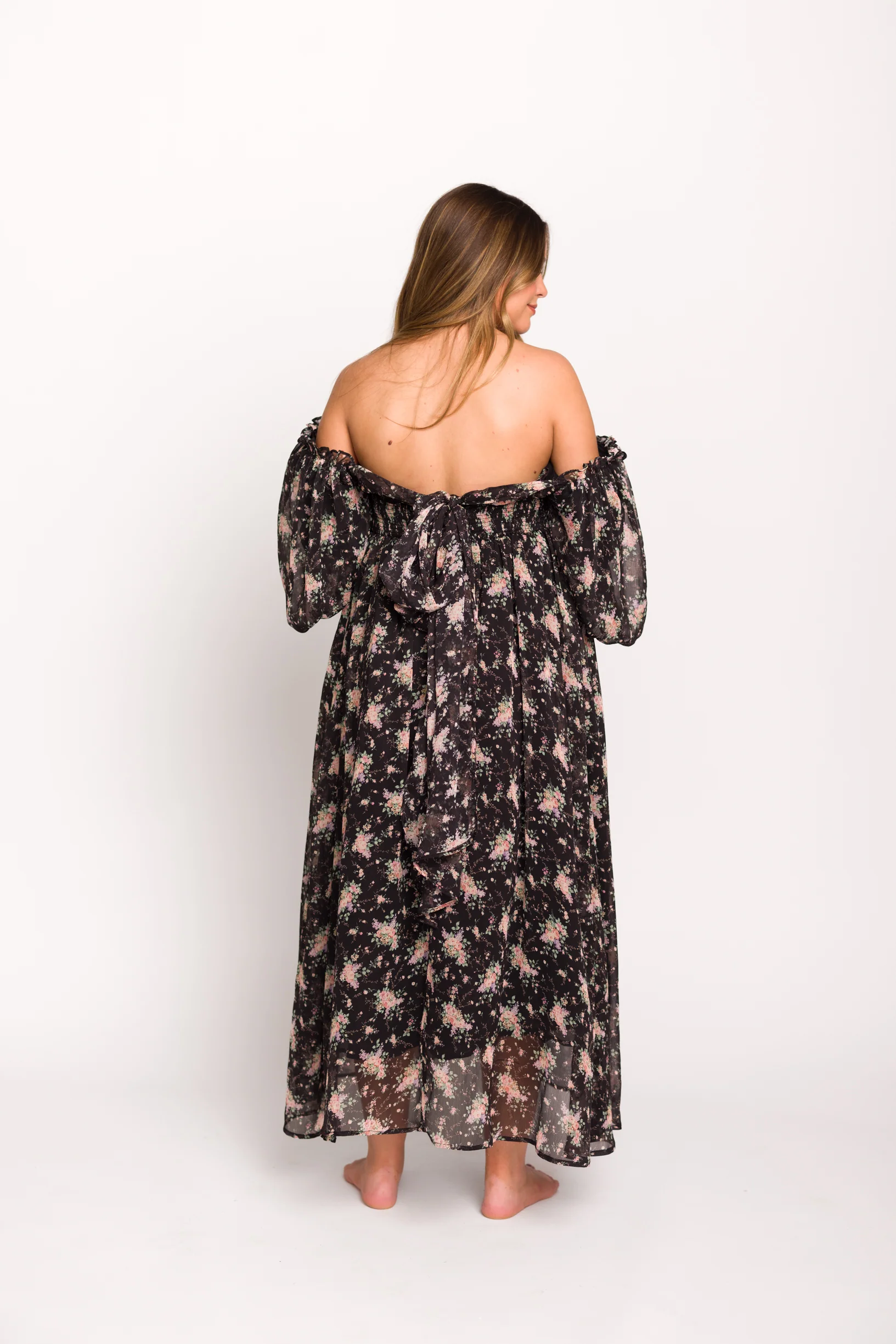 Melody Maxi Dress in Black - Bump Friendly & Inclusive Sizing (S-3XL) *Final Sale* - Image 38