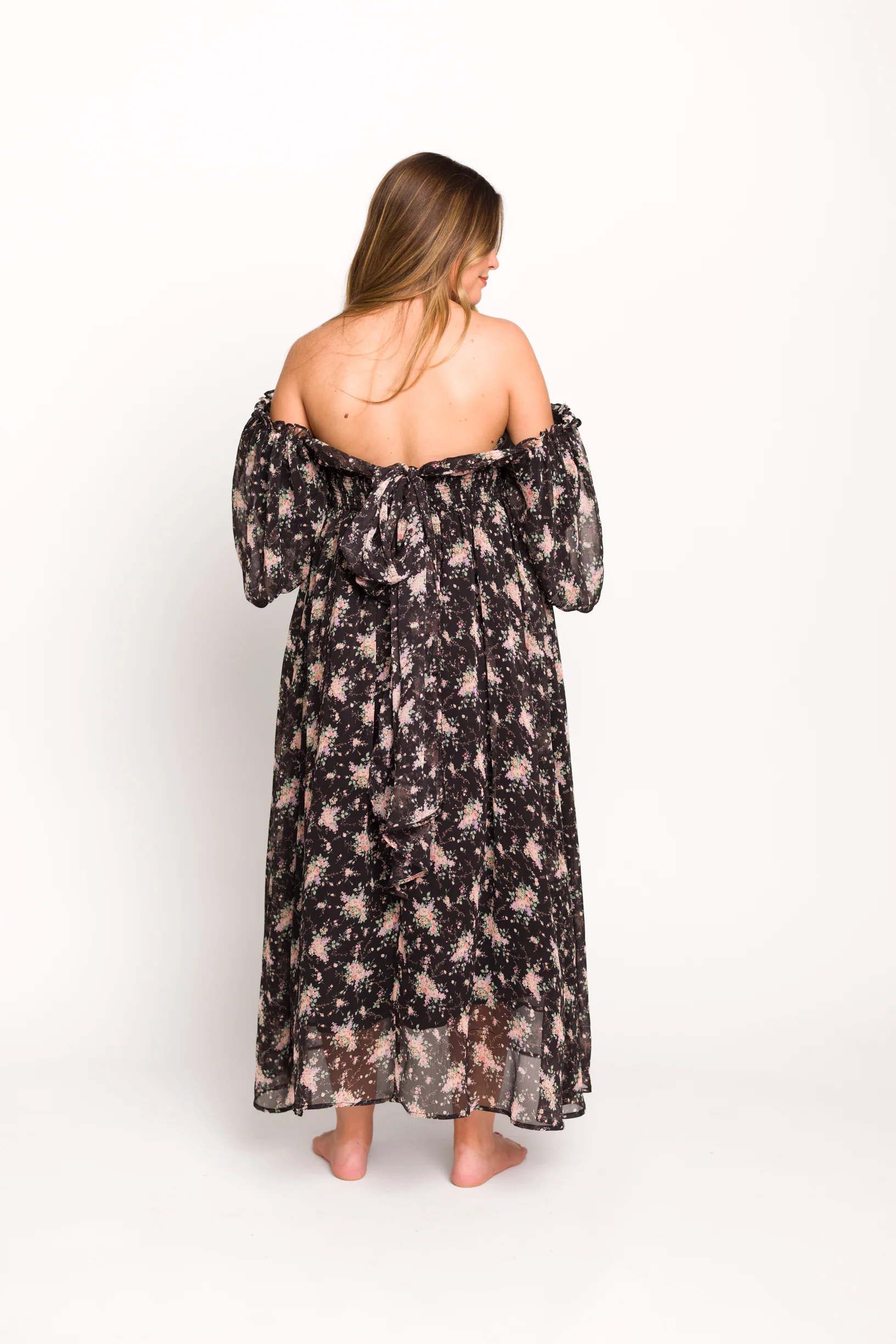 Melody Maxi Dress in Black - Bump Friendly & Inclusive Sizing (S-3XL) *Final Sale* - Image 39