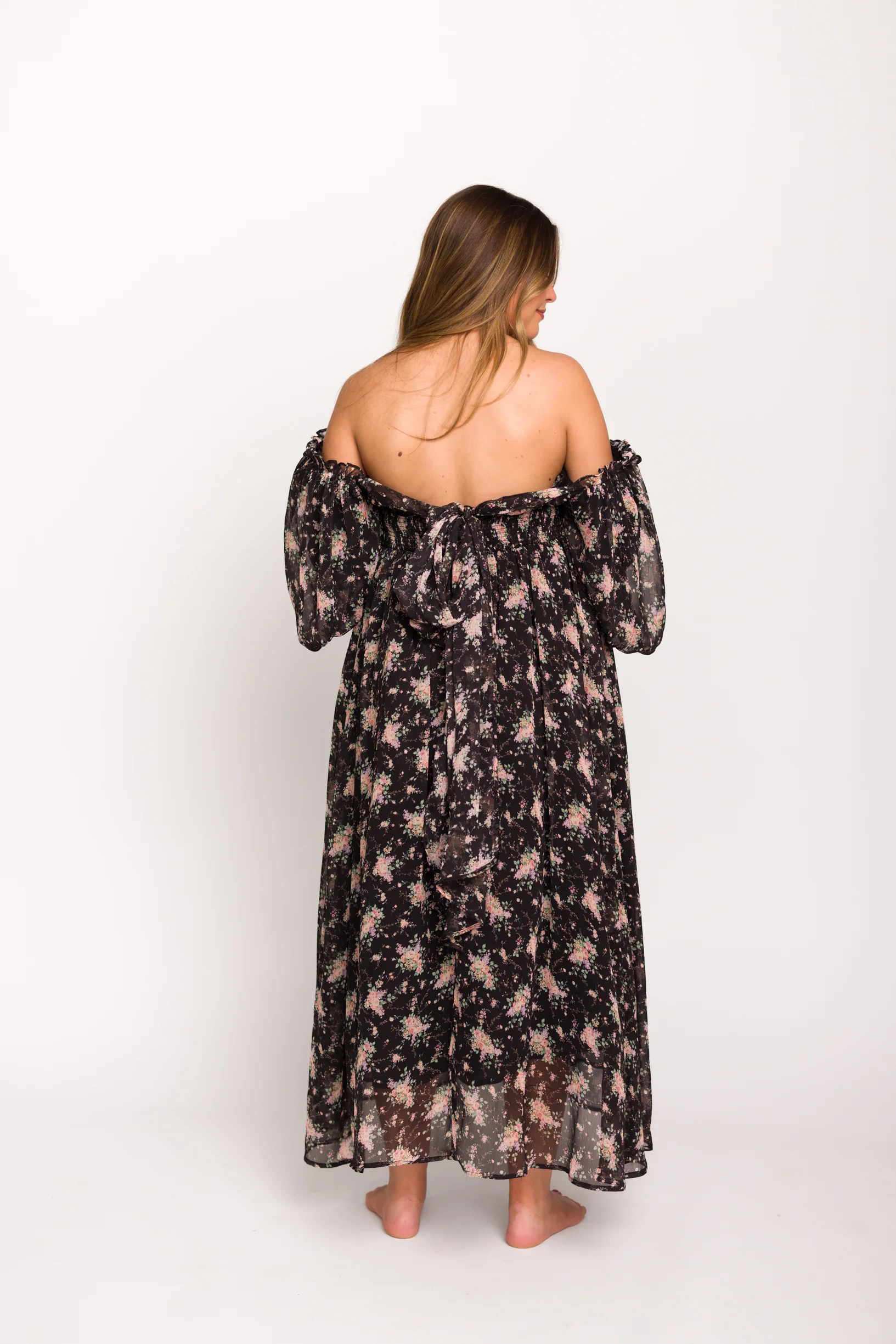 Melody Maxi Dress in Black - Bump Friendly & Inclusive Sizing (S-3XL) *Final Sale* - Image 40