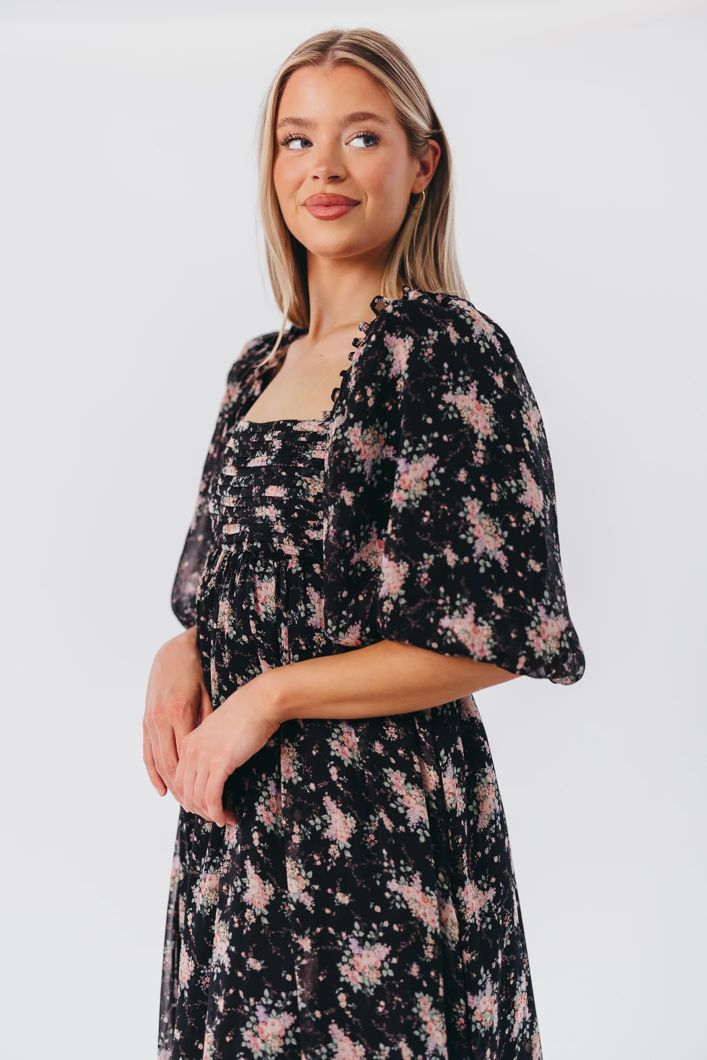 Melody Maxi Dress in Black - Bump Friendly & Inclusive Sizing (S-3XL) *Final Sale* - Image 7