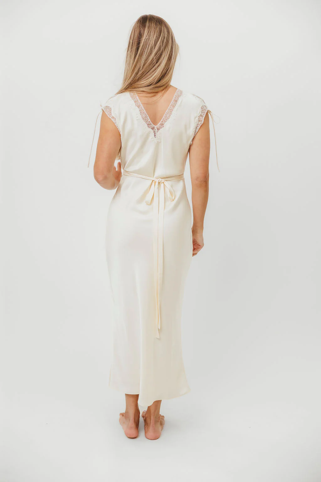 Monarch Midi Dress in Cream - Image 8