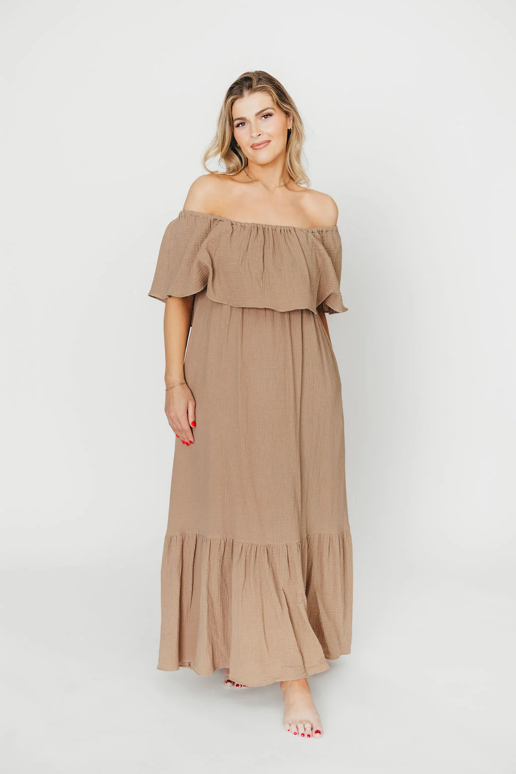Josie 100% Cotton Maxi Dress in Dry Thyme - Bump & Nursing Friendly *Final-Sale* - Image 10