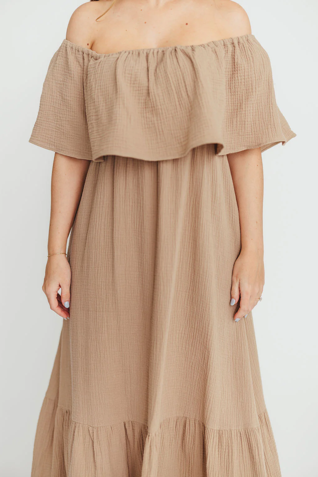 Josie 100% Cotton Maxi Dress in Dry Thyme - Bump & Nursing Friendly *Final-Sale* - Image 8