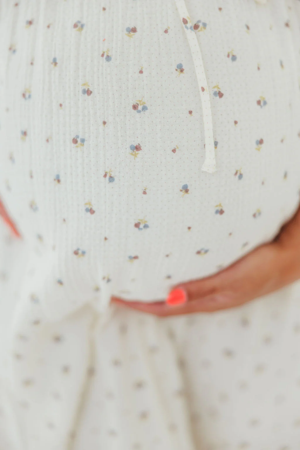 Cecilia 100% Cotton Smocked Maxi Dress in Ivory (Lined) - Bump Friendly - Image 7