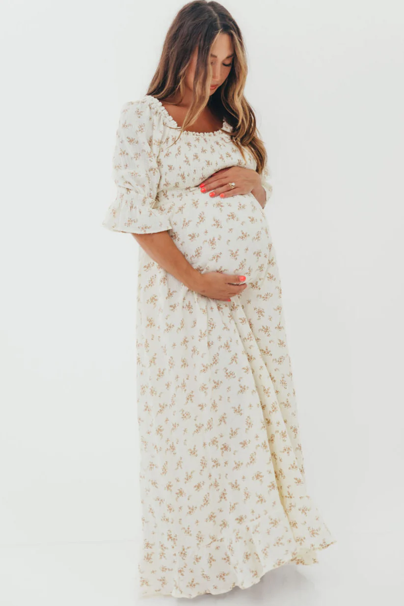 Sienna Maxi Dress in Cream