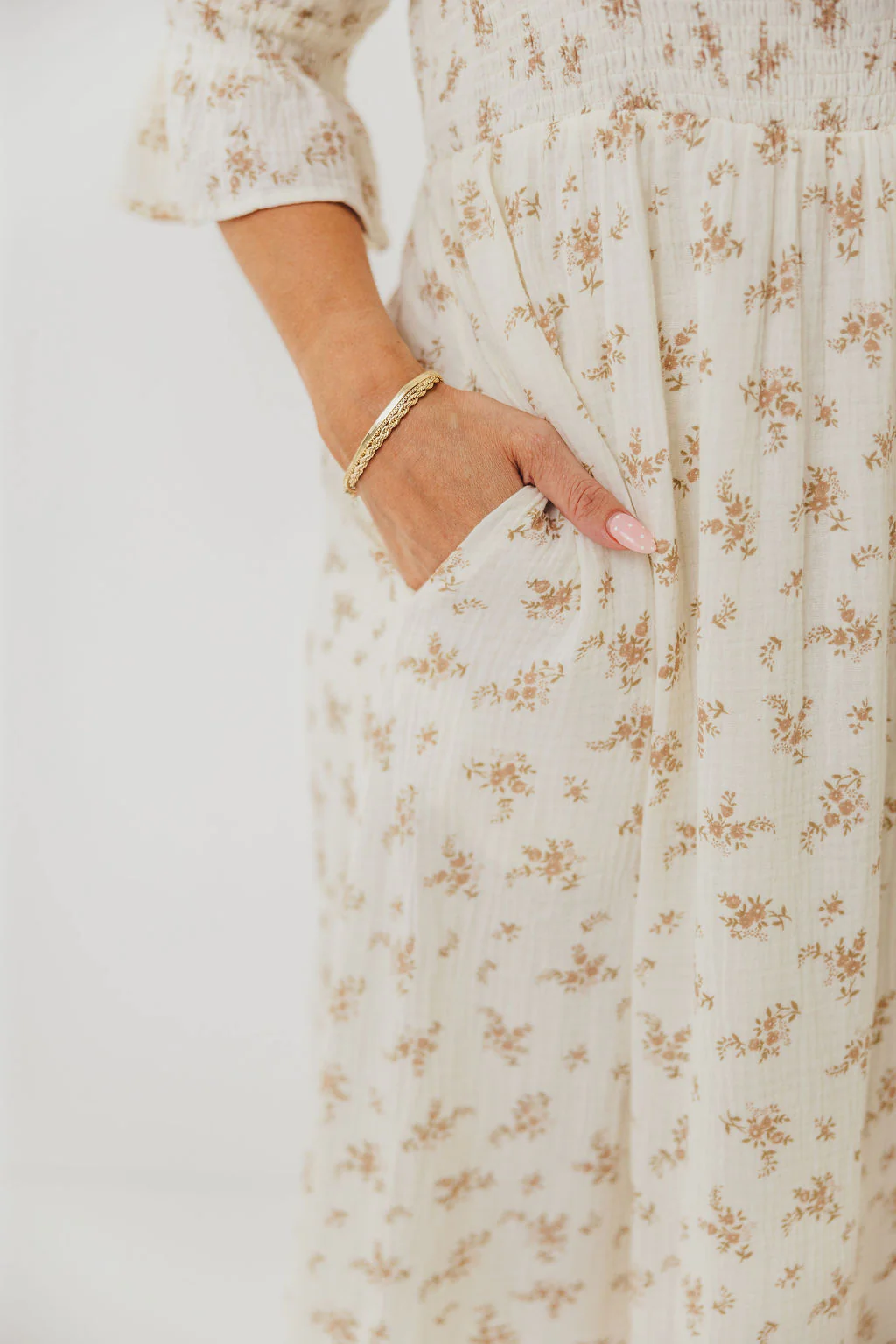 Sienna Maxi Dress in Cream - Image 7