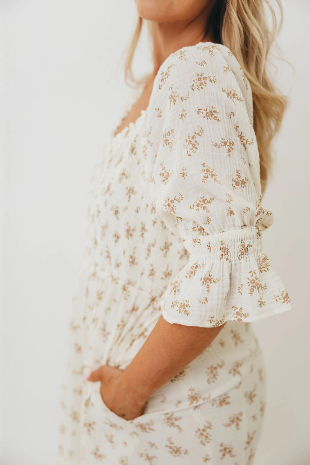 Sienna Maxi Dress in Cream - Image 8