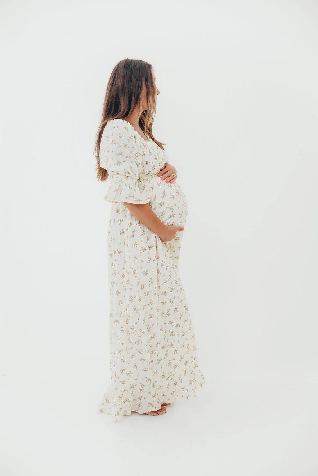 Sienna Maxi Dress in Cream - Image 9