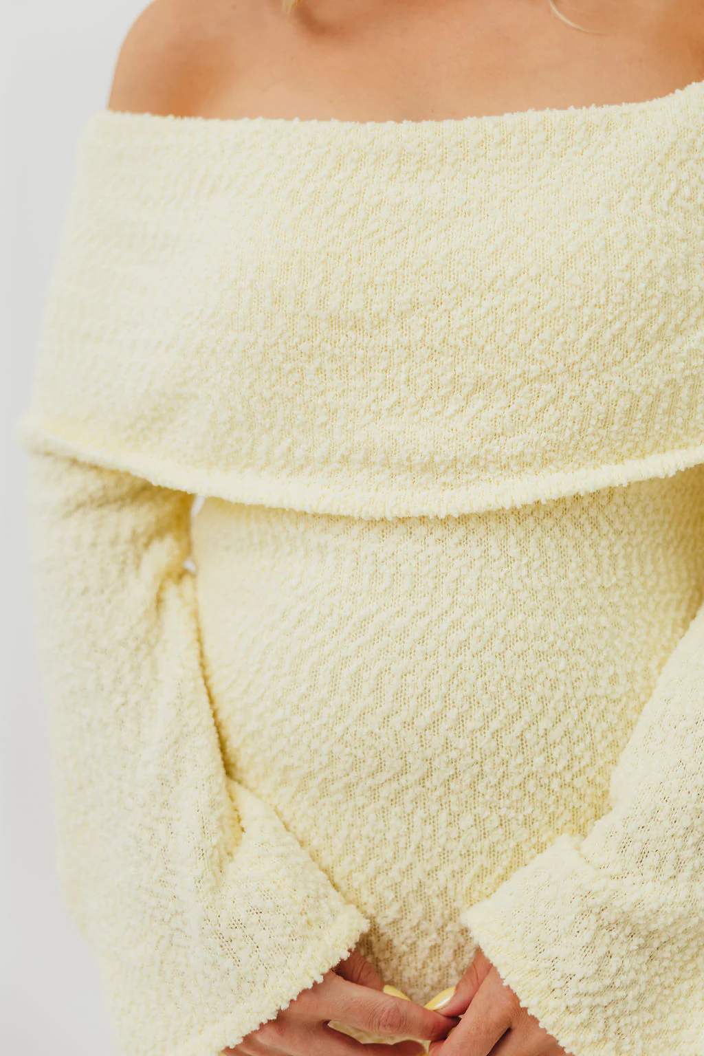 Nora Knit Maxi Dress in Butter Yellow - Bump Friendly - Image 18
