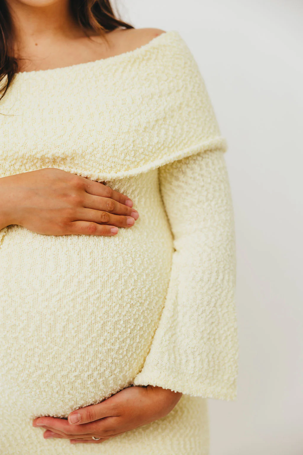 Nora Knit Maxi Dress in Butter Yellow - Bump Friendly - Image 22