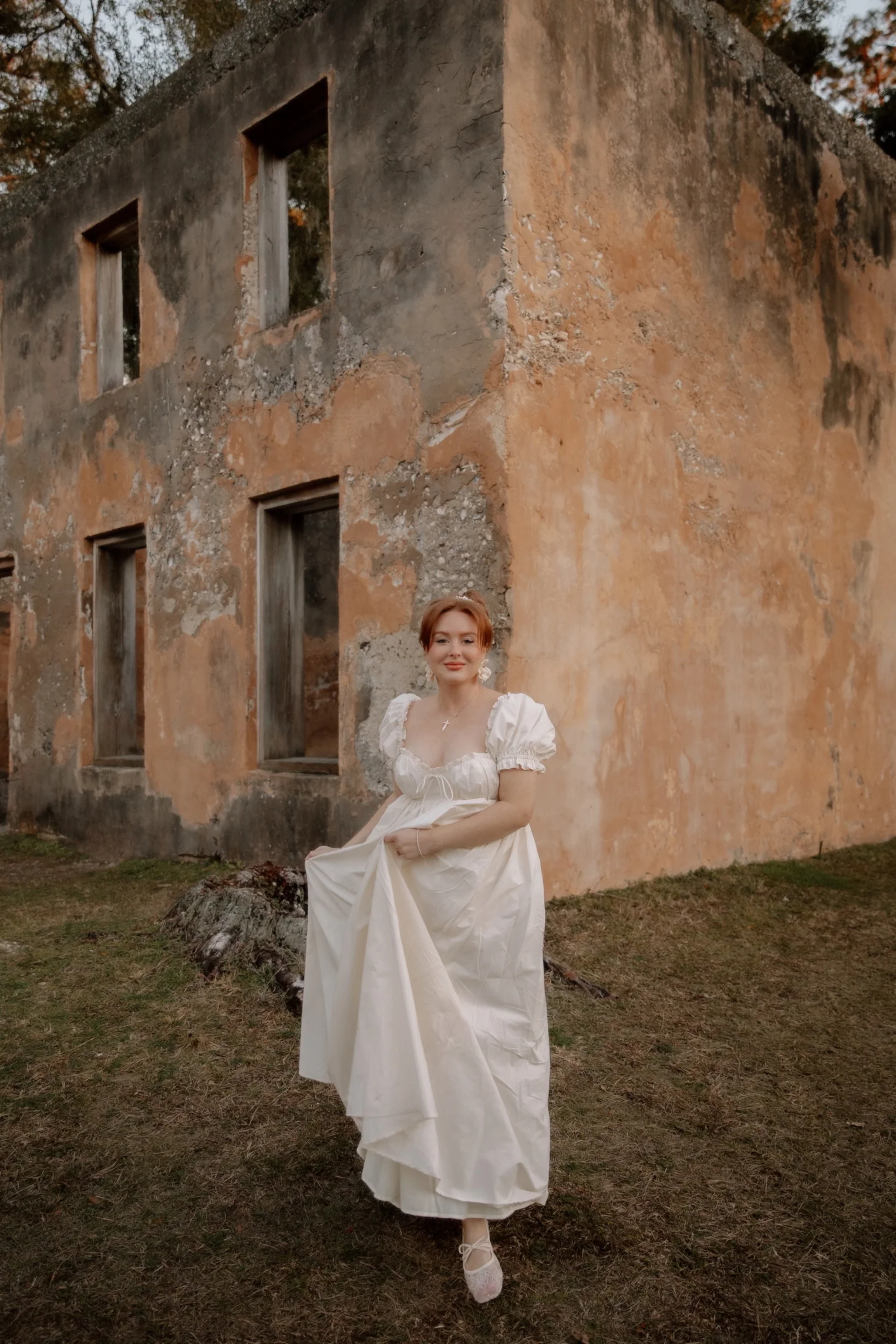 Olivia 100% Cotton Maxi Dress in Cream - Bump Friendly - Image 19