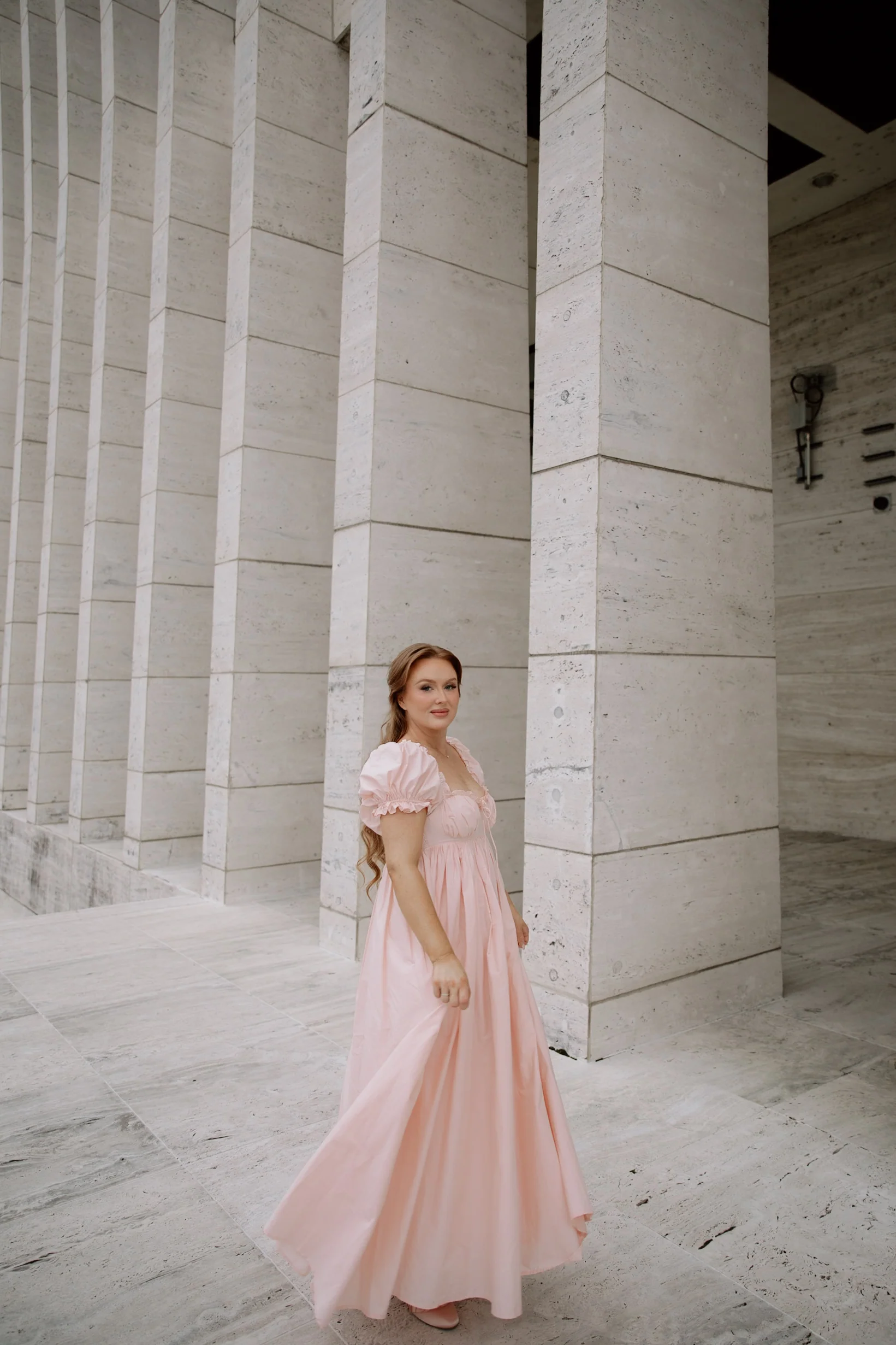 Olivia 100% Cotton Maxi Dress in Pale Pink - Bump Friendly *6/30 PRE-ORDER* - Image 23