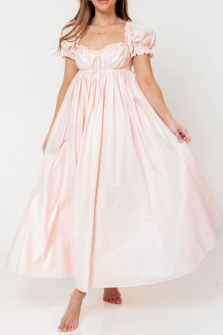 Olivia 100% Cotton Maxi Dress in Pale Pink - Bump Friendly *6/30 PRE-ORDER* - Image 25