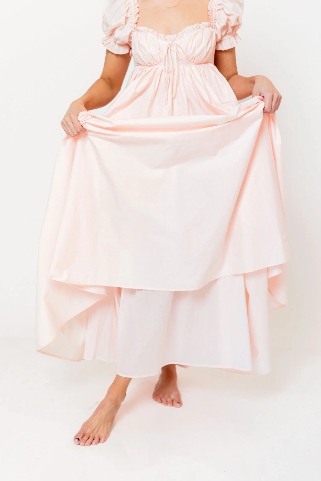 Olivia 100% Cotton Maxi Dress in Pale Pink - Bump Friendly *6/30 PRE-ORDER* - Image 29