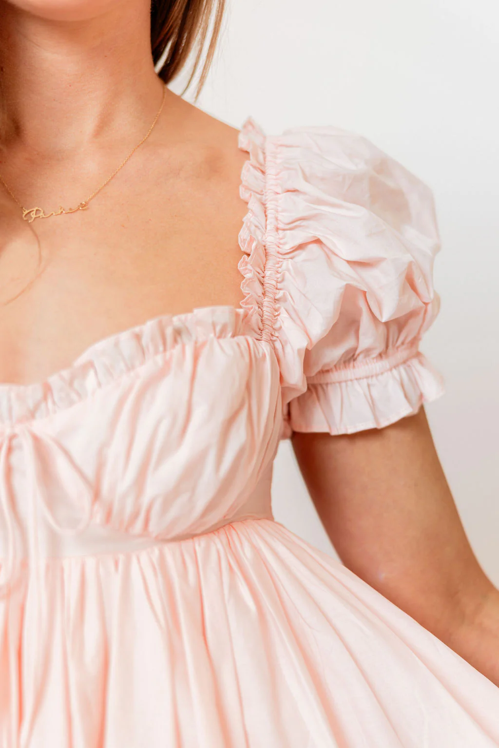 Olivia 100% Cotton Maxi Dress in Pale Pink - Bump Friendly *6/30 PRE-ORDER* - Image 5